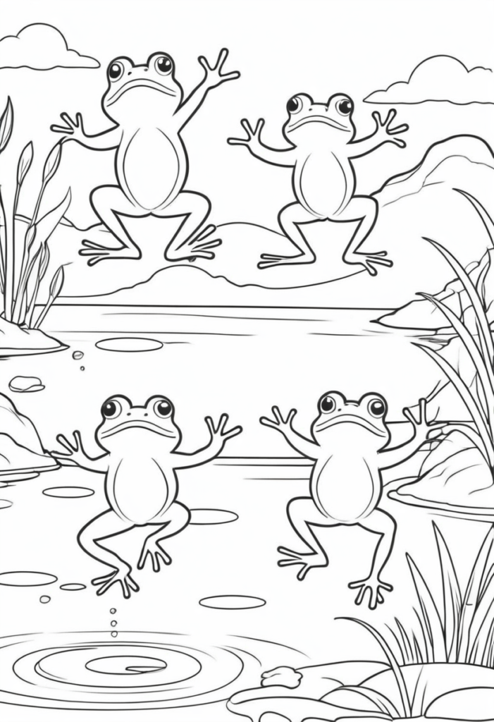 Frog Free Printable Coloring Pages Color My Pages