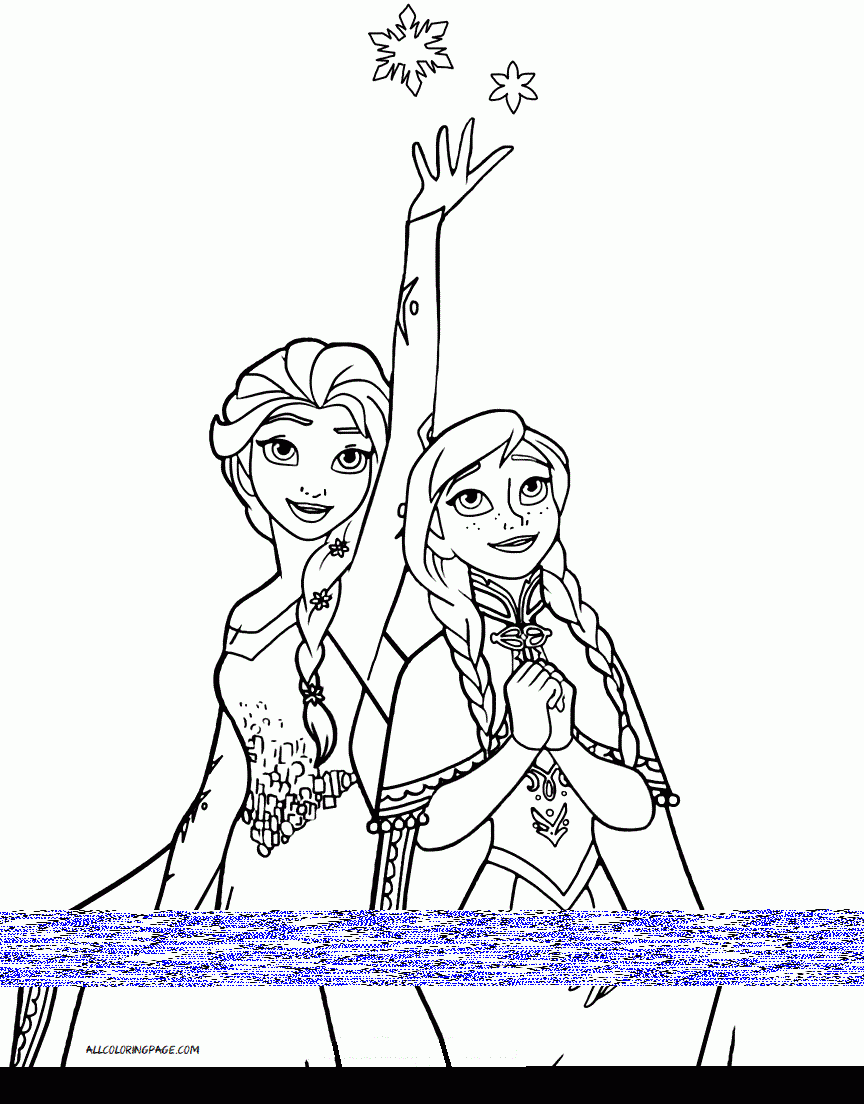 Frozen Coloring Pages All Coloring Page