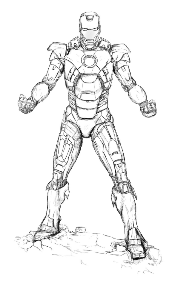 Get This Avengers Coloring Pages Iron Man Printable 79531