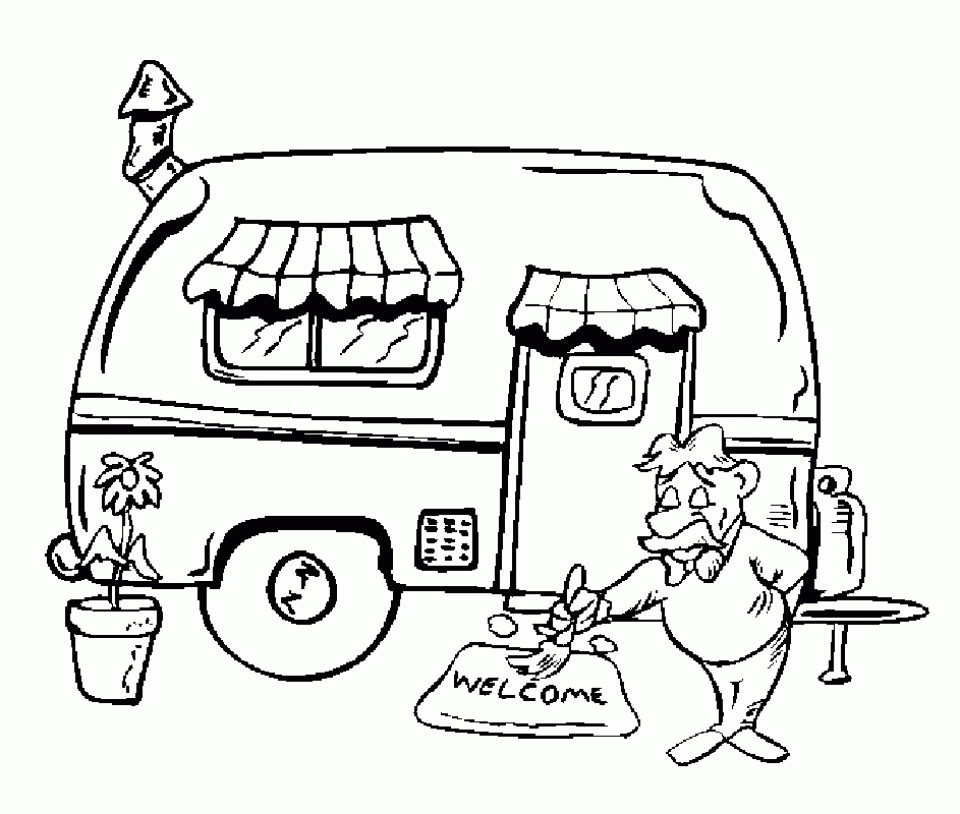 Get This Camping Coloring Pages Free Printable 51582