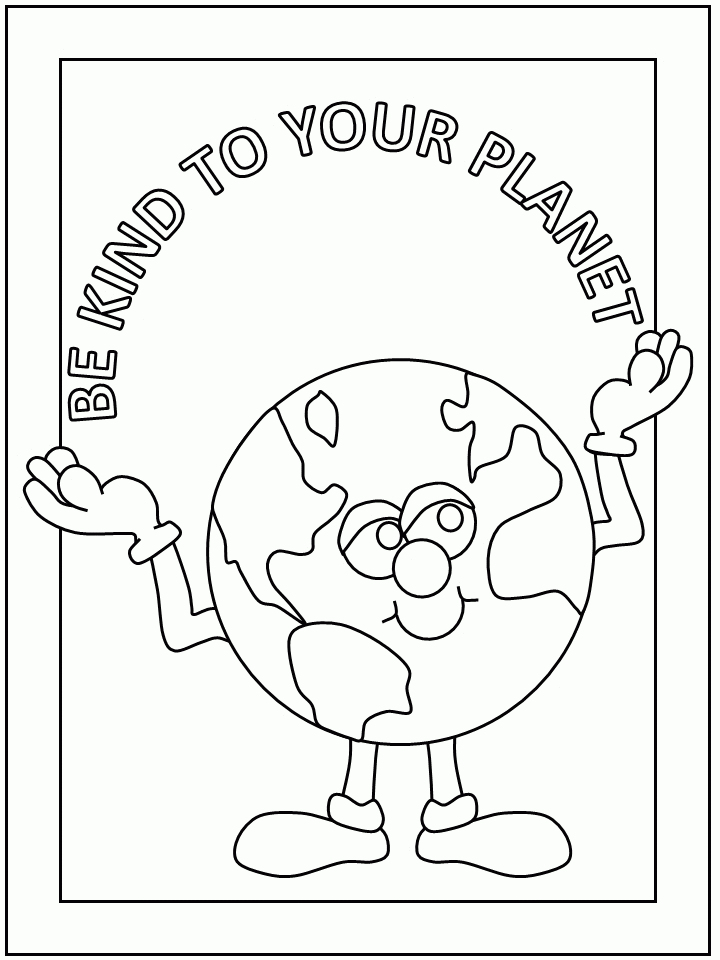 Get This Free Earth Day Coloring Pages For Kids 81788