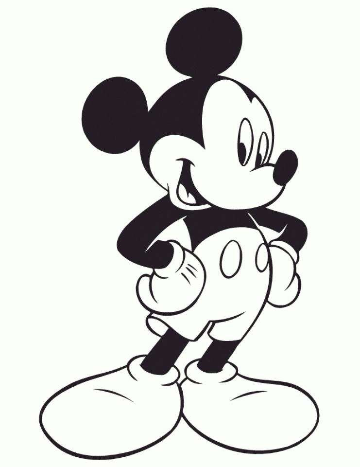 Get This Free Mickey Coloring Pages To Print 01276