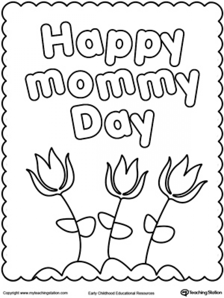 Get This Free Printable Mothers Day Coloring Pages 34800 Hot Sex Picture