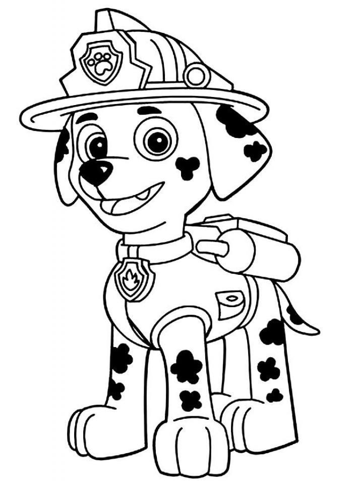 Get This Paw Patrol Coloring Pages For Preschoolers 83693