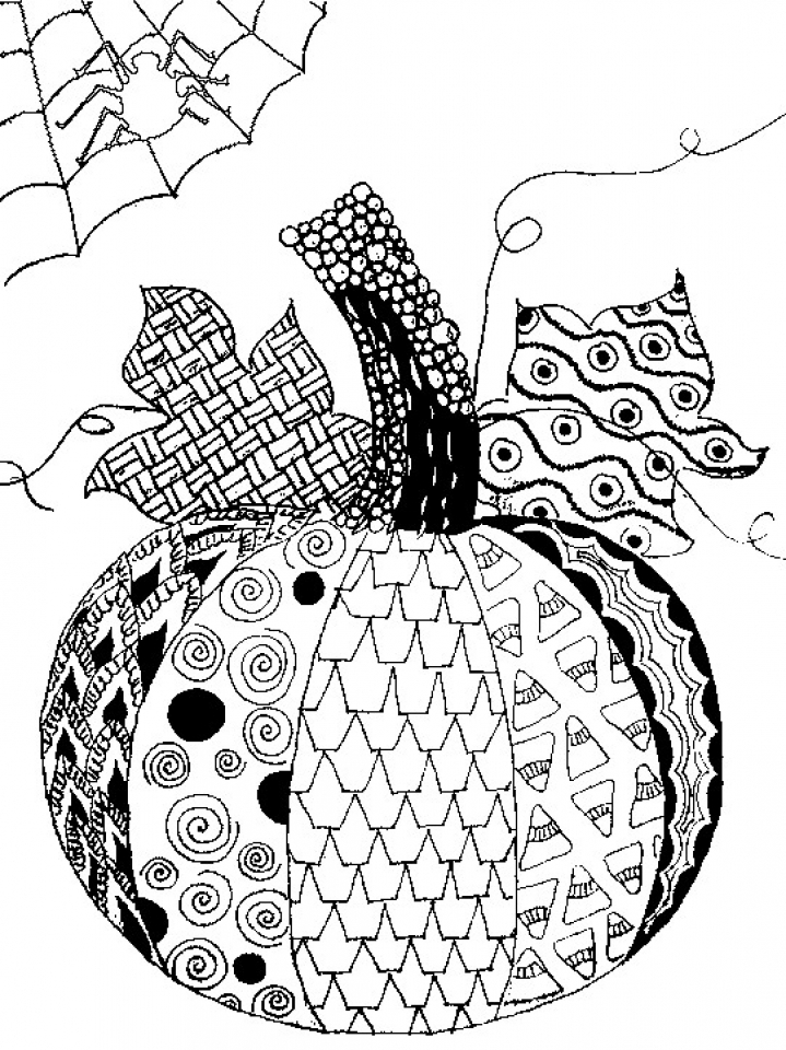 Get This Printable Autumn Coloring Pages For Adults 7129bh