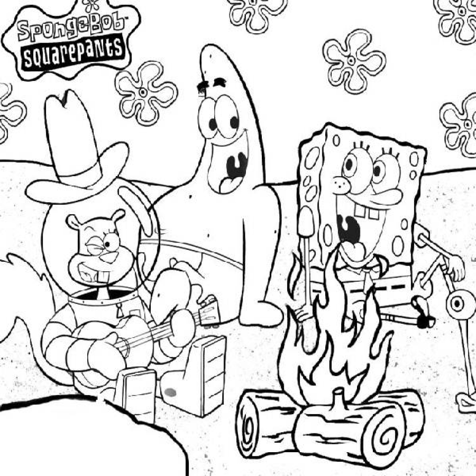 Get This Spongebob Squarepants Coloring Pages Free Printable P3frm