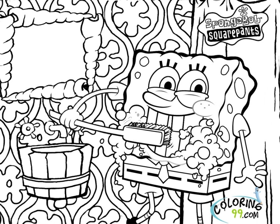 Get This Spongebob Squarepants Coloring Pages Free Printable U043e