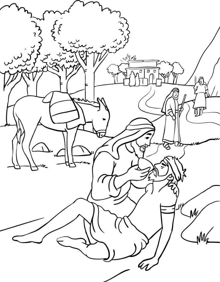 Good Samaritan 1 Coloring Page Free Printable Coloring Pages For Kids