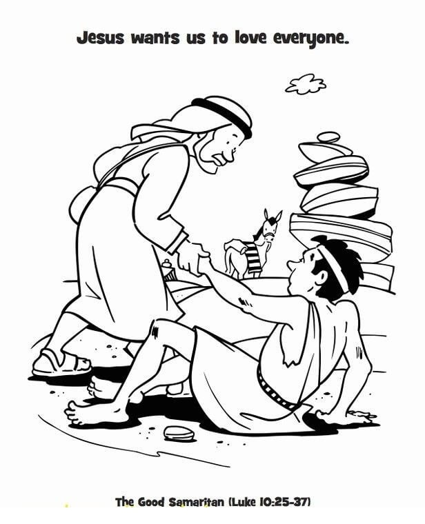 Good Samaritan 3 Coloring Page Free Printable Coloring Pages For Kids