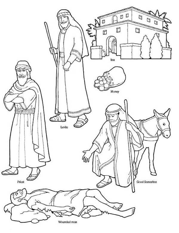 Good Samaritan Coloring Page Free Printable Coloring Pages For Kids