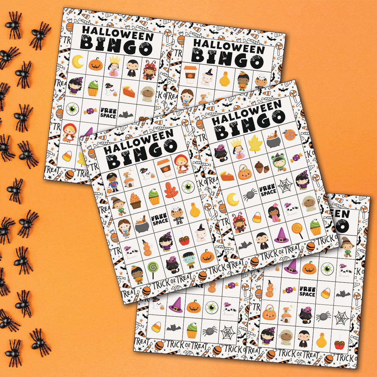 Halloween Bingo Printable Free Halloween Bingo Game Cards
