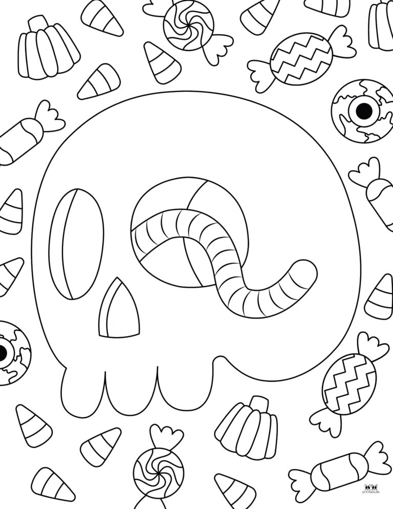 Halloween Candy Coloring Pages 25 FREE Pages Printabulls