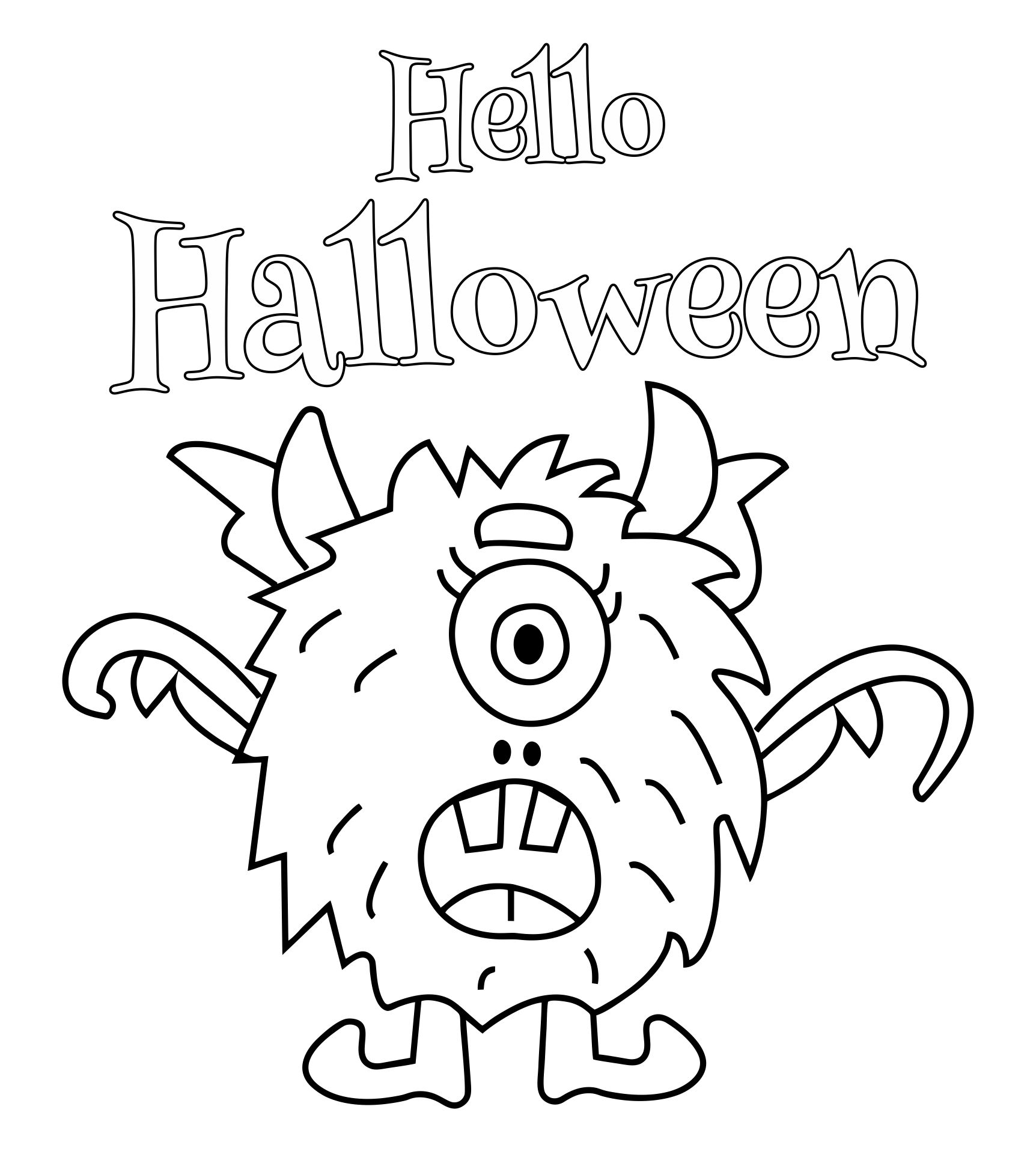 Halloween Coloring Pages Free Printables Free Halloween Coloring 