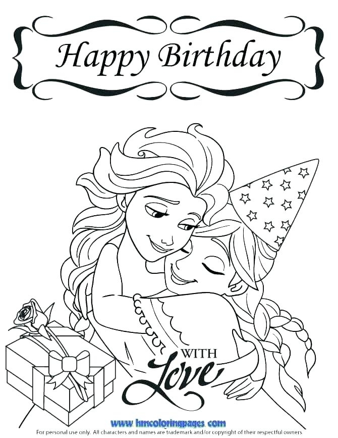 Happy Birthday Card Printable Coloring Pages At GetColorings Free 