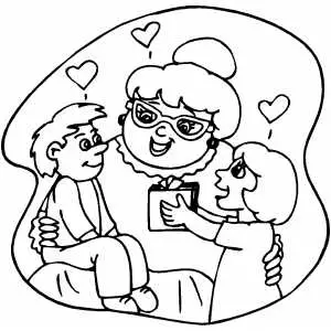 Happy Birthday Grandma Pictures To Color Infoupdate