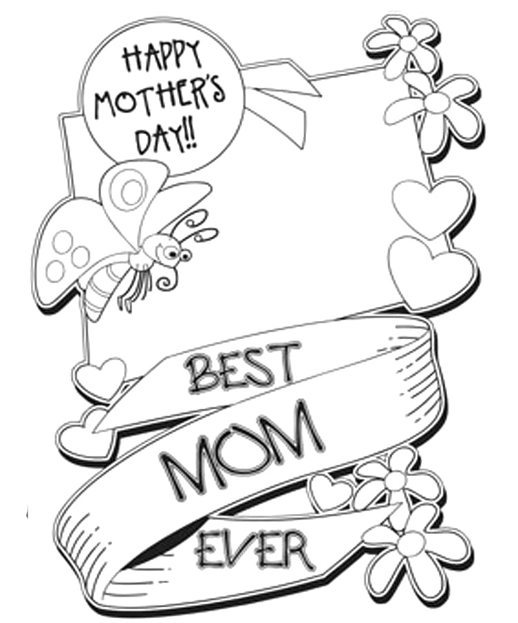 Happy Mothers Day Coloring Pages Download And Print For Free