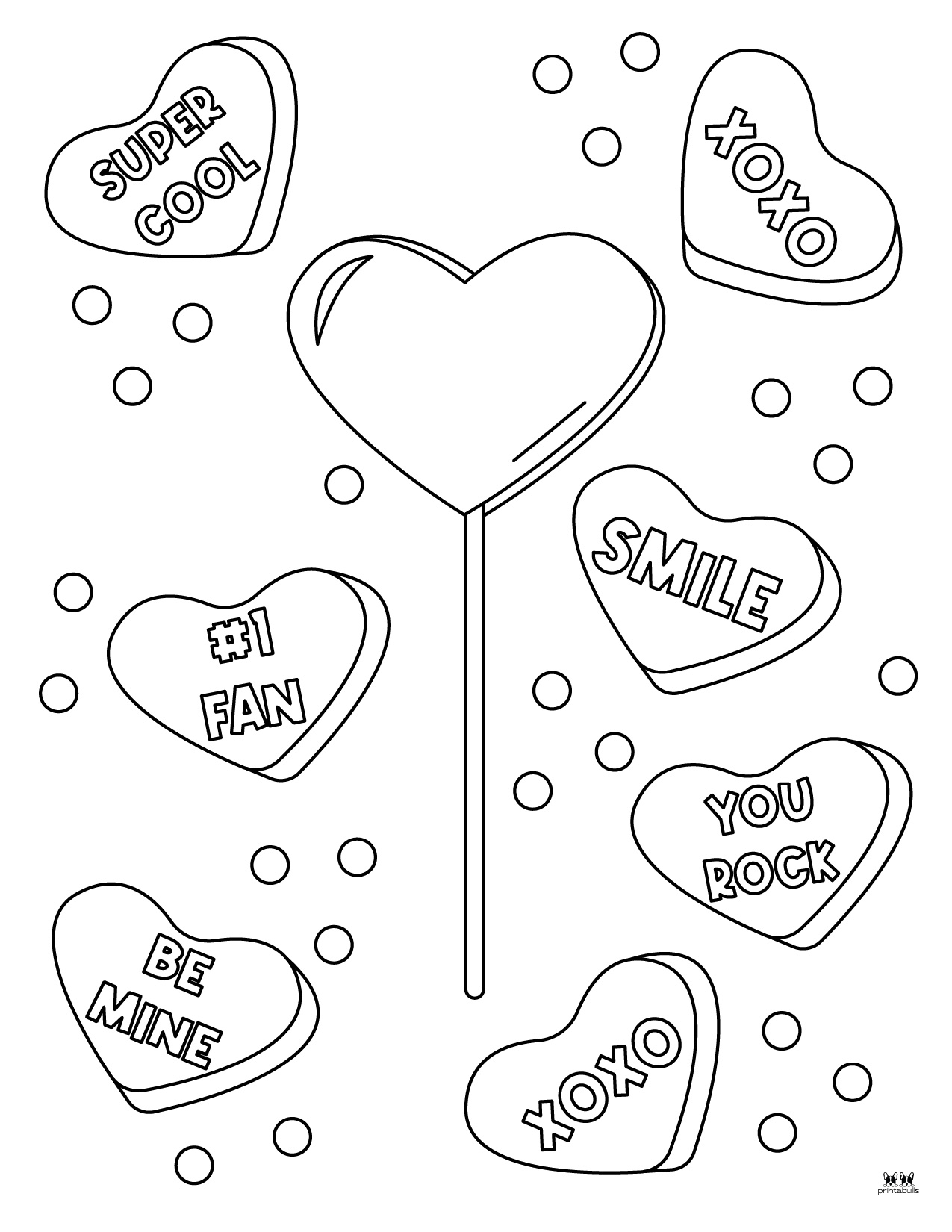 Happy Valentines Hearts Coloring Pages Coloring Pages