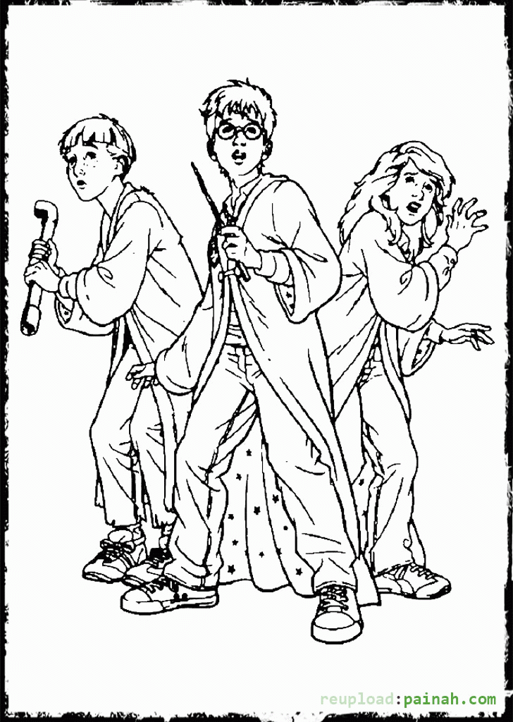 Harry Potter Free Printable Coloring Pages Coloring Home