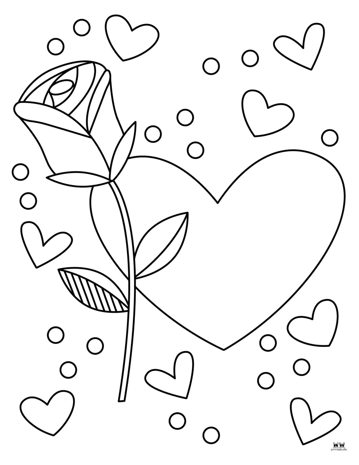 Heart Coloring Pages 25 FREE Pages Printabulls