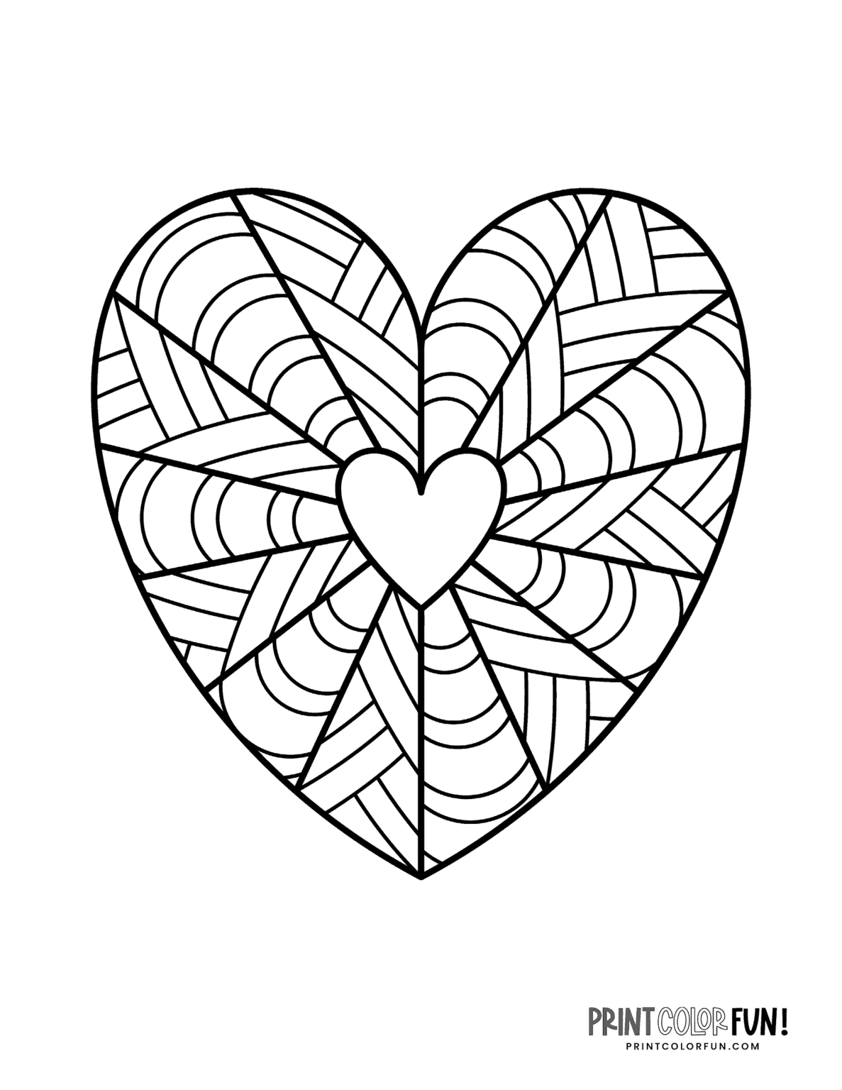 Heart Coloring Pages Free Printable Coloring Pagescol Vrogue co