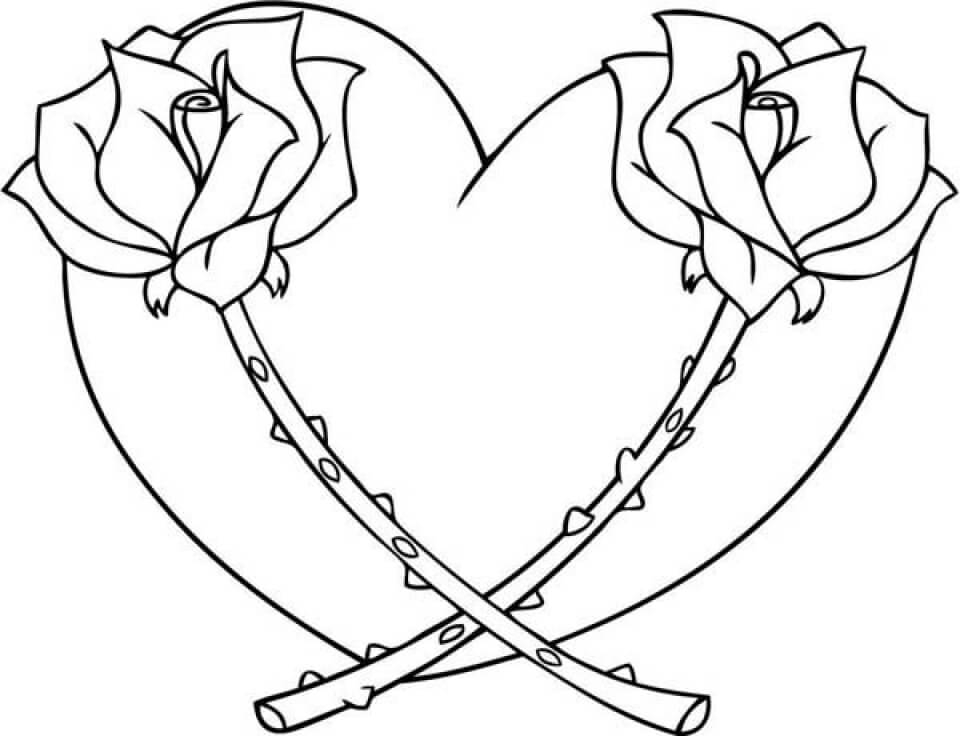 Heart Coloring Pages Printable Coloring Pages FREE