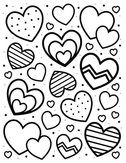 Heart Coloring Pages Superstar Worksheets Worksheets Library