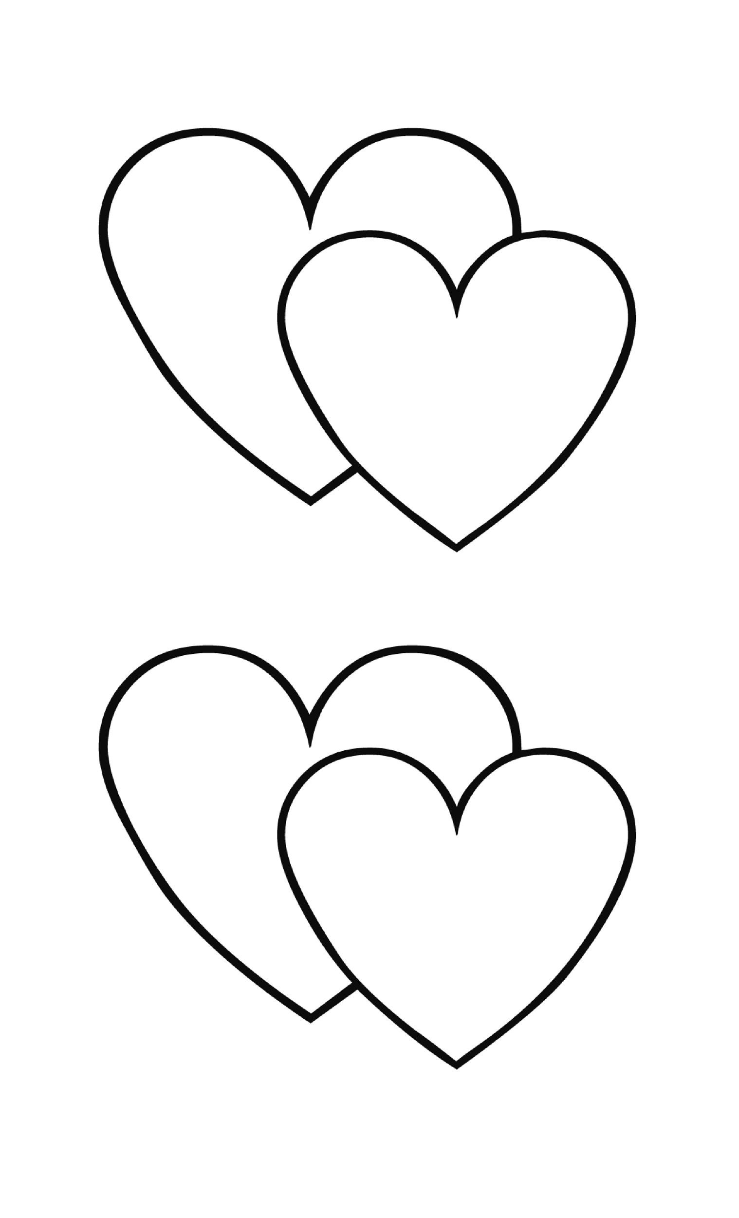 Heart Shaped Template Printable