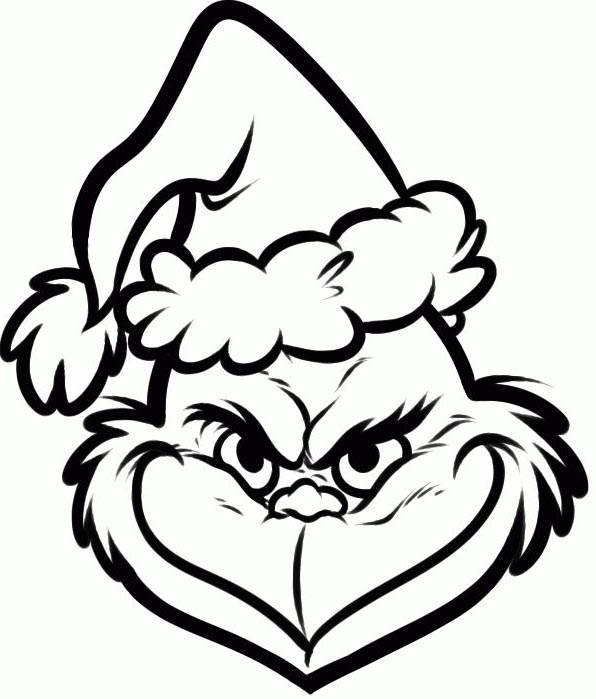How To Draw Grinch Coloring Pages Free Printable Coloring Pages