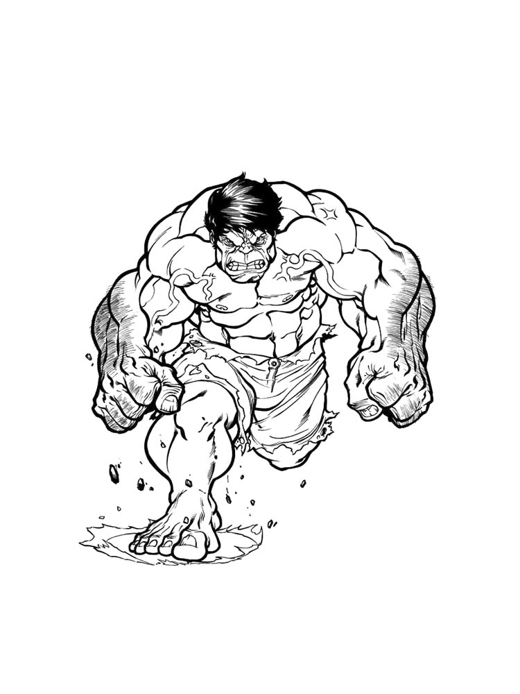 Hulk Coloring Pages