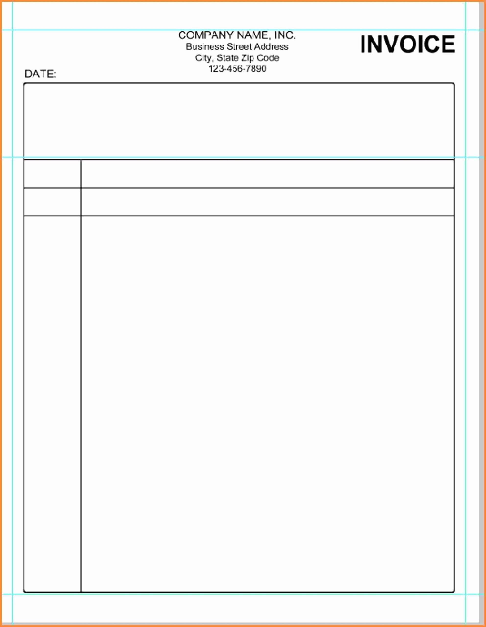 Hvac Invoices Templates And Invoice Template Pdf Free Printable Free