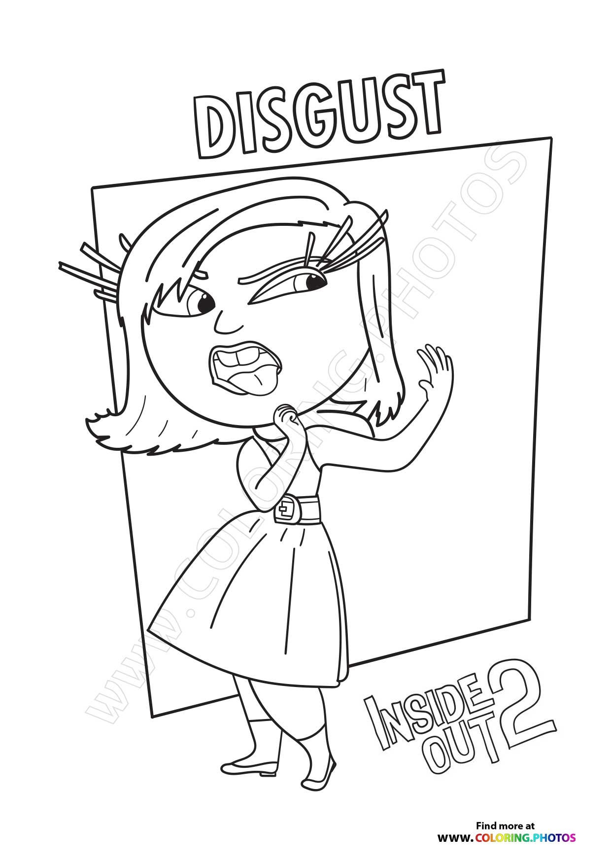 Inside Out 2 Coloring Pages Coloring Nation