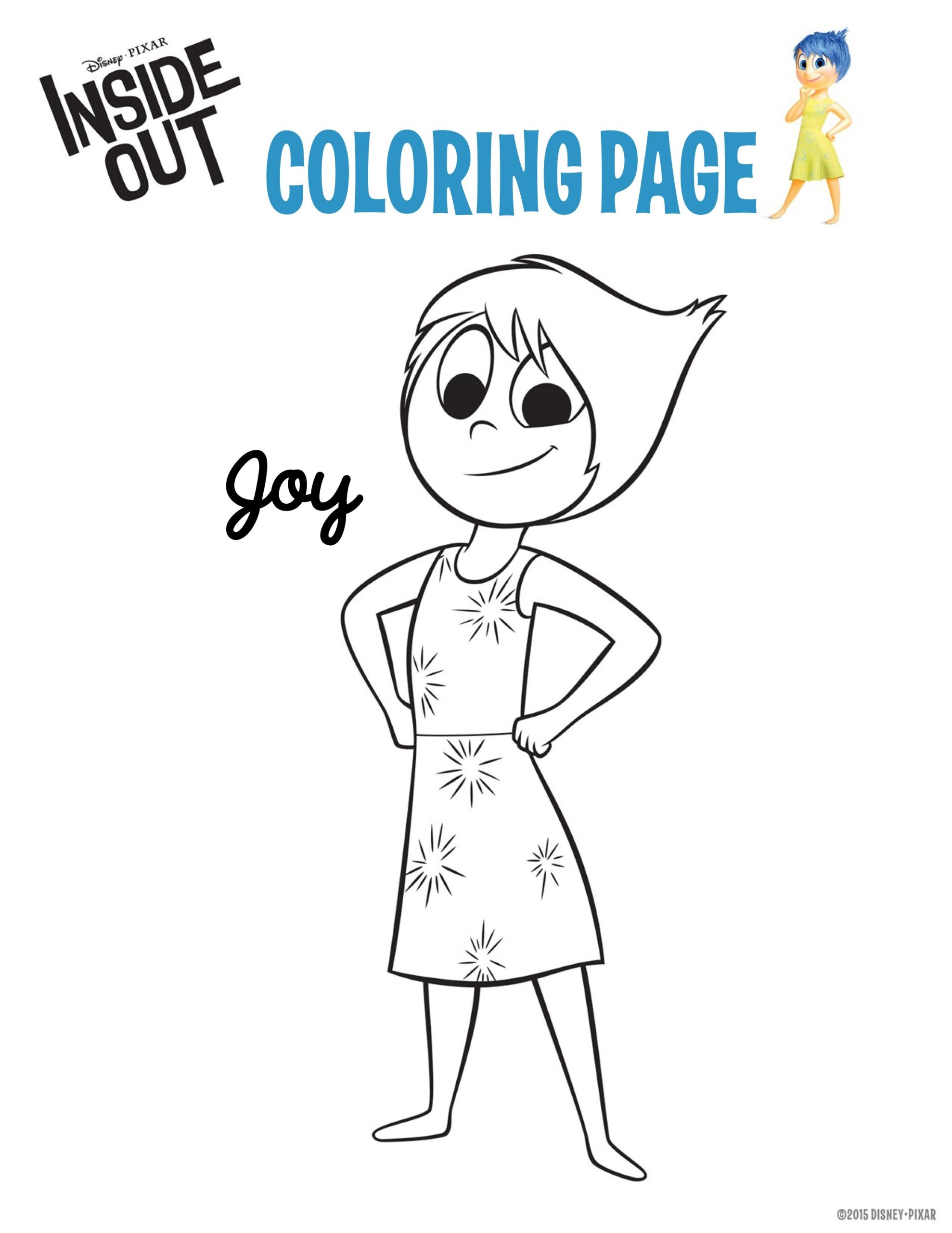 Inside Out Pixar Joy
