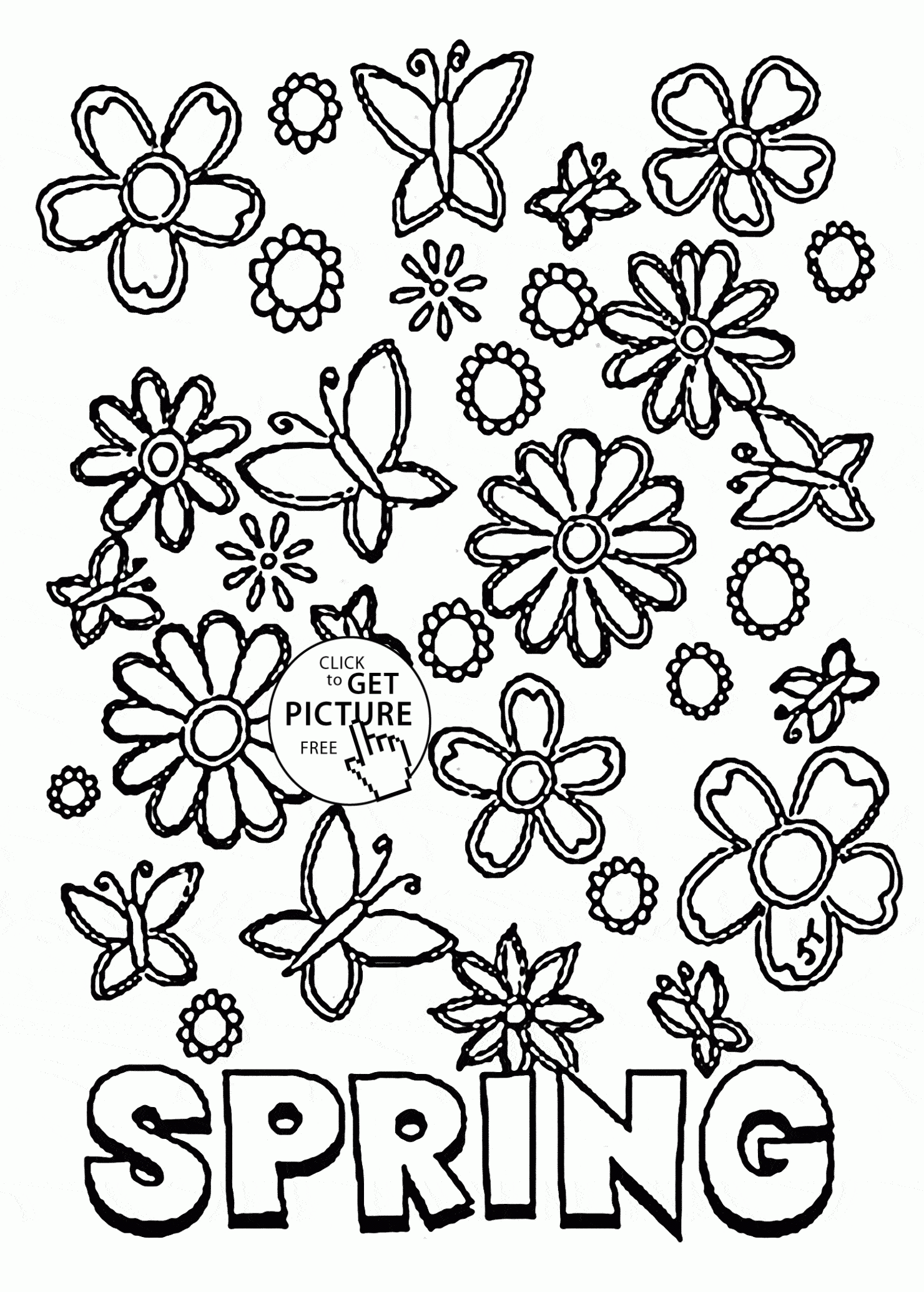 Inspirational Free Printable Spring Coloring Pages Coloring Pages 