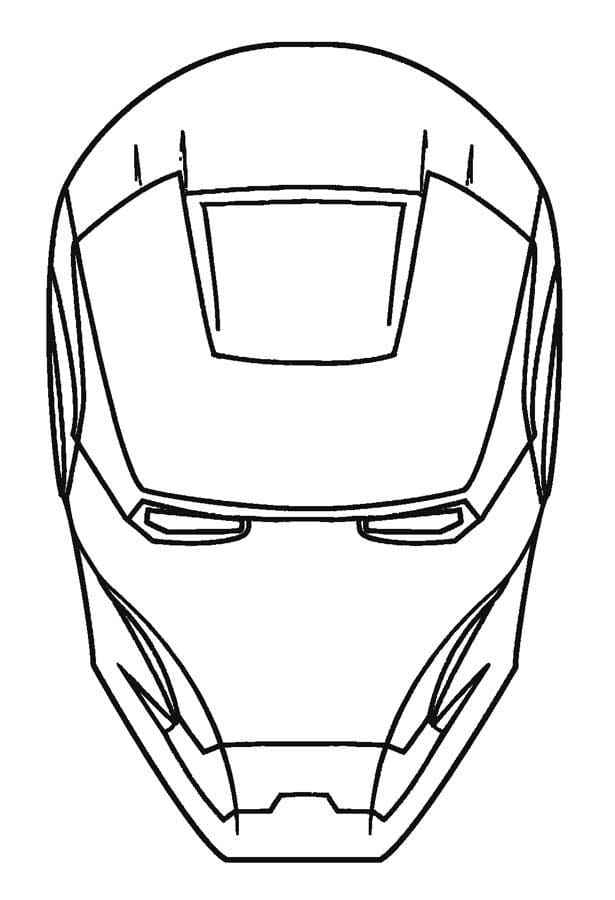 Iron Man Face Coloring Page Free Printable Coloring Pages For Kids