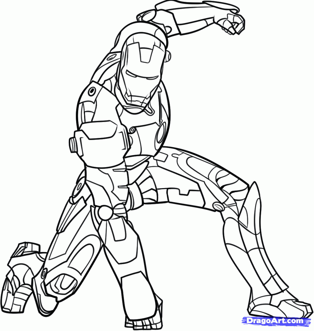 Iron Man For Kids Iron Man Kids Coloring Pages