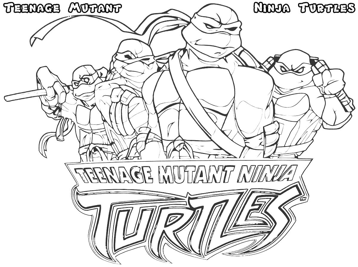 Kids Tmnt Coloring Pages Coloring Pages