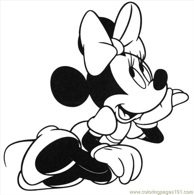 Lets Coloring Minnie Mouse Pages Coloring Pages