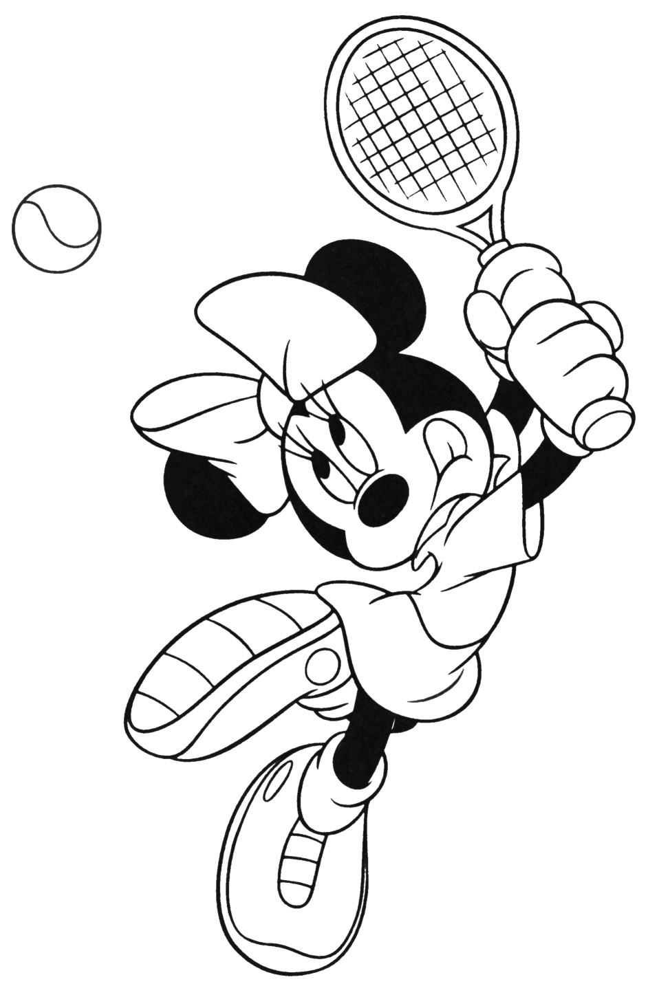 Lets Coloring Minnie Mouse Pages Coloring Pages