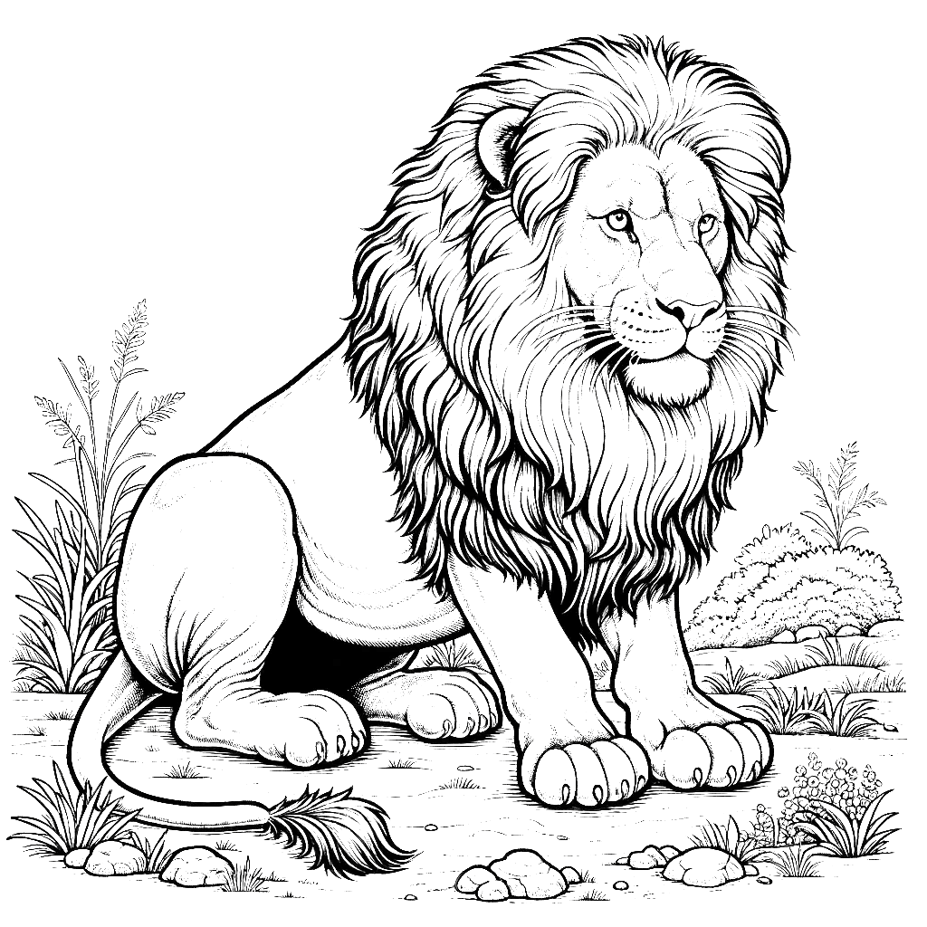 Lion Coloring Pages 7 Coloring Pages Gem