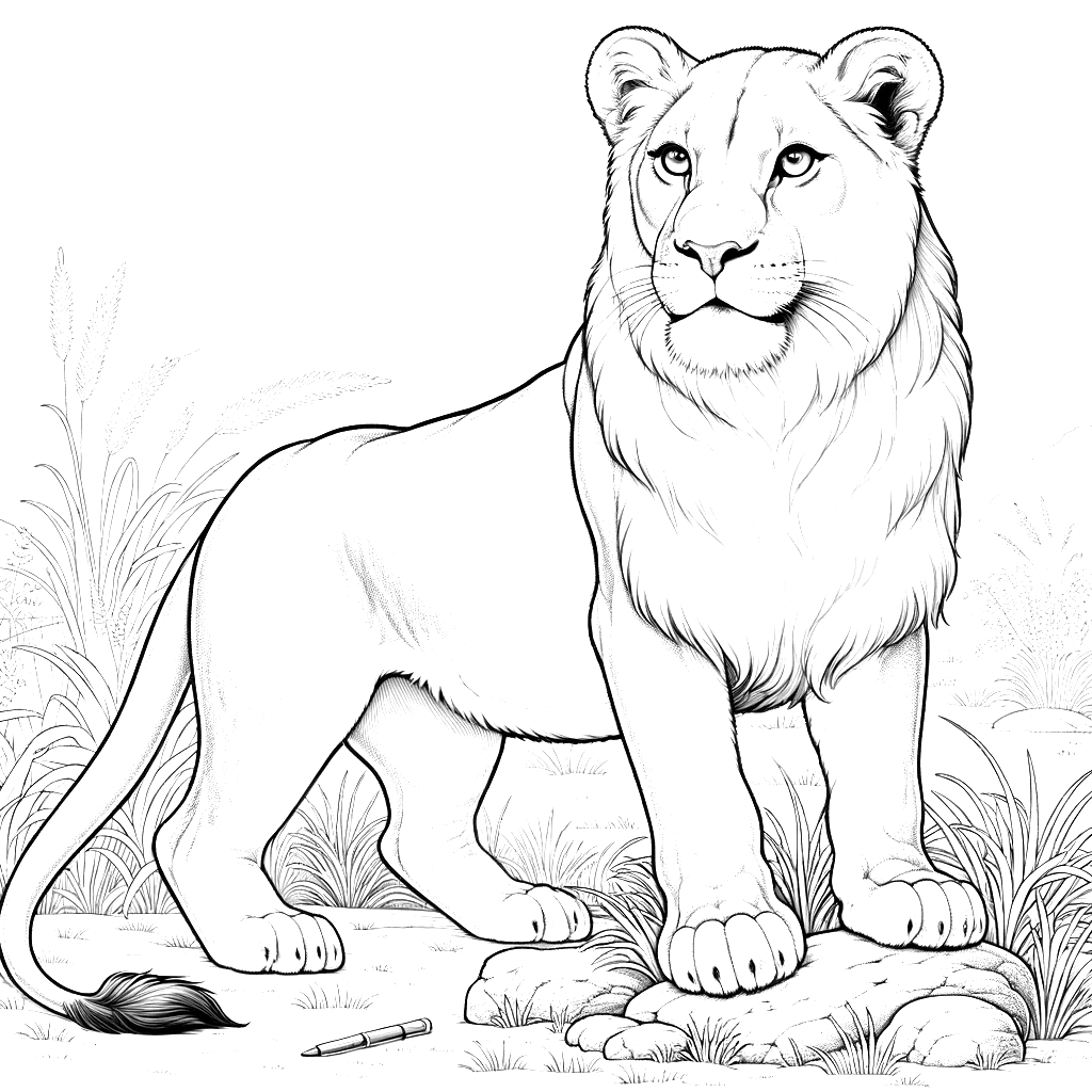 Lion Coloring Pages Coloring Pages Gem