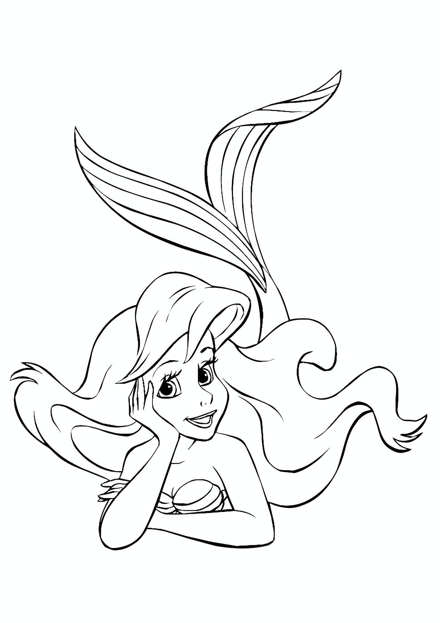 Little Mermaid Coloring Pages PDF Printables 
