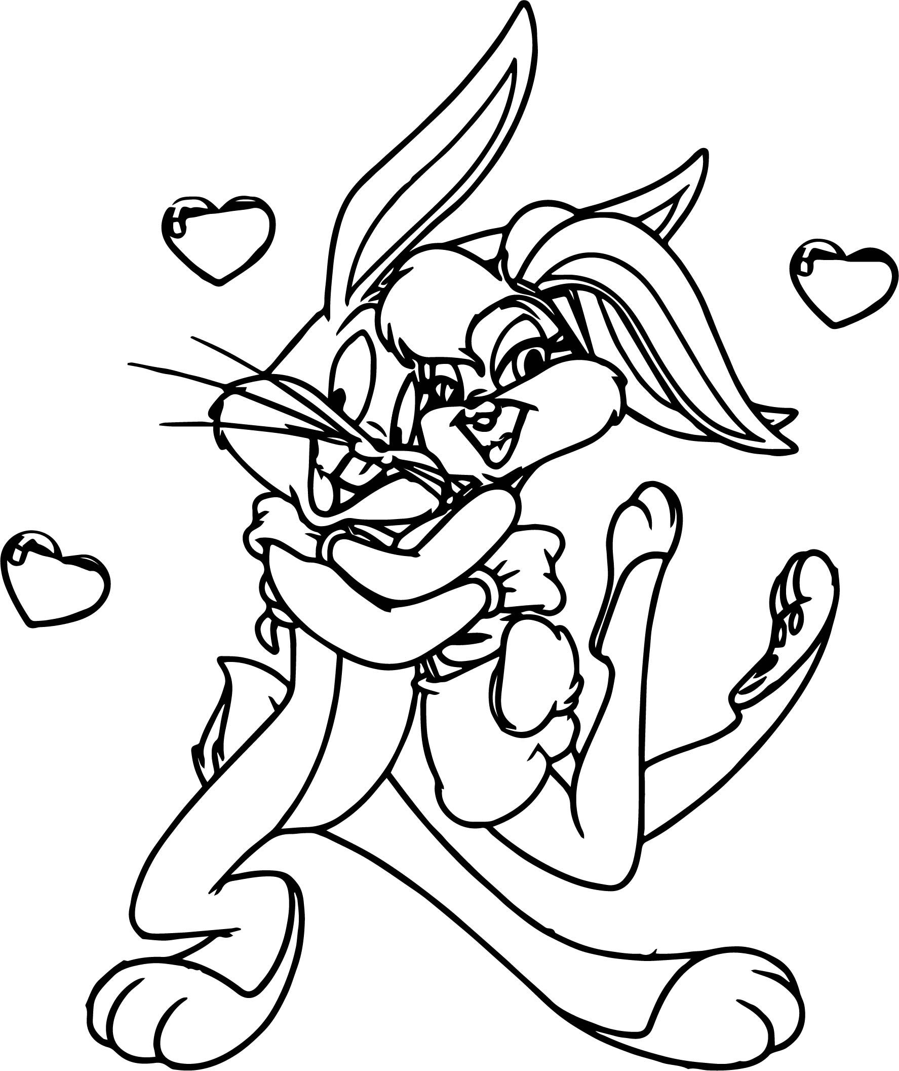 Lola Bunny Coloring Pages Free Printable Lola Bunny C Vrogue co