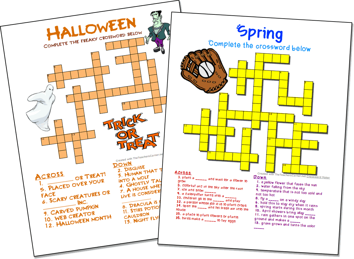 Make Your Own Crossword Puzzle Free Online Printable Printable 
