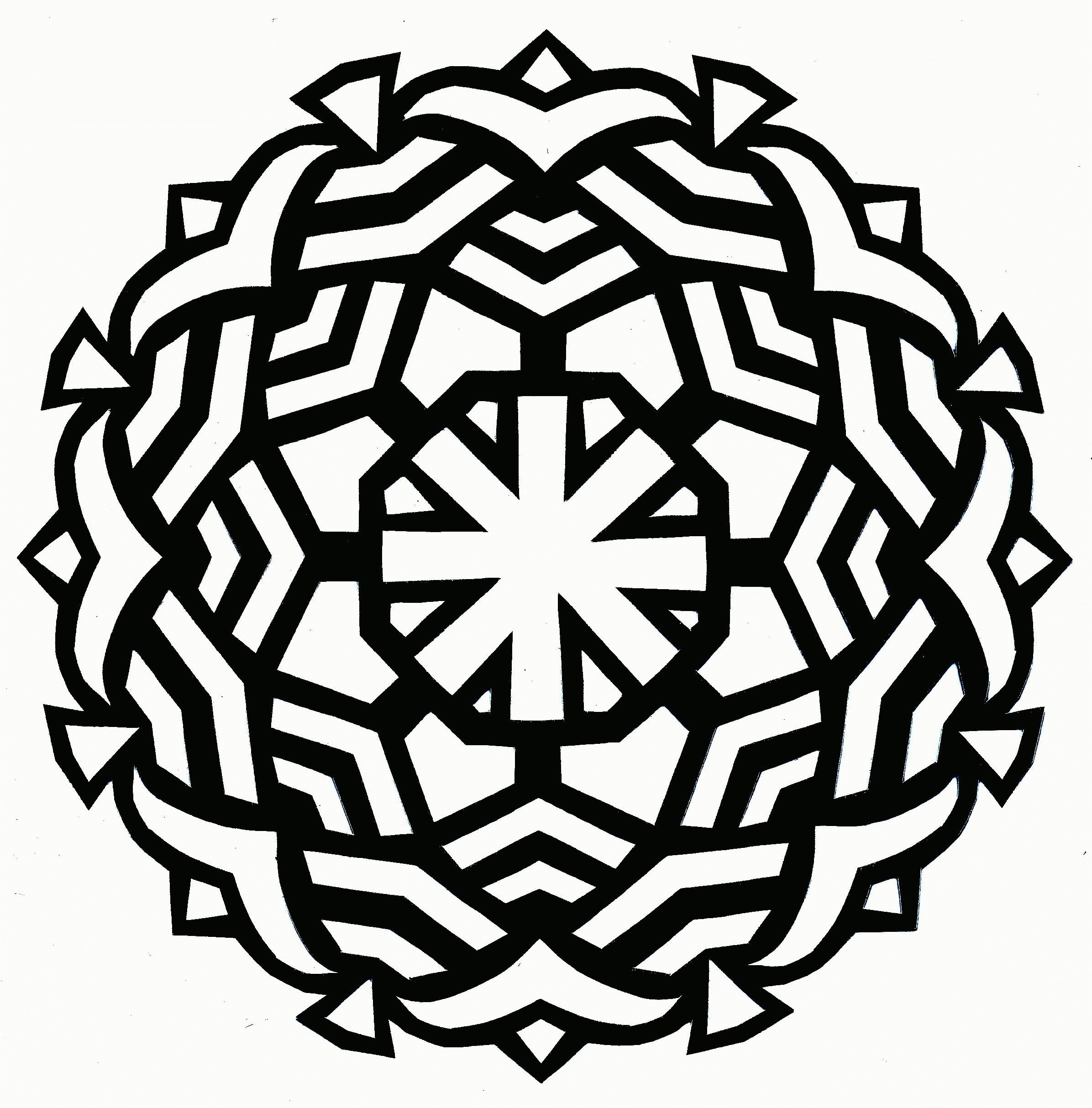 Mandala Coloring Pages Easy Coloring Home