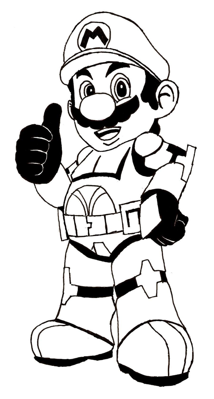 Mario Luigi Printable Coloring Pages Coloring Home
