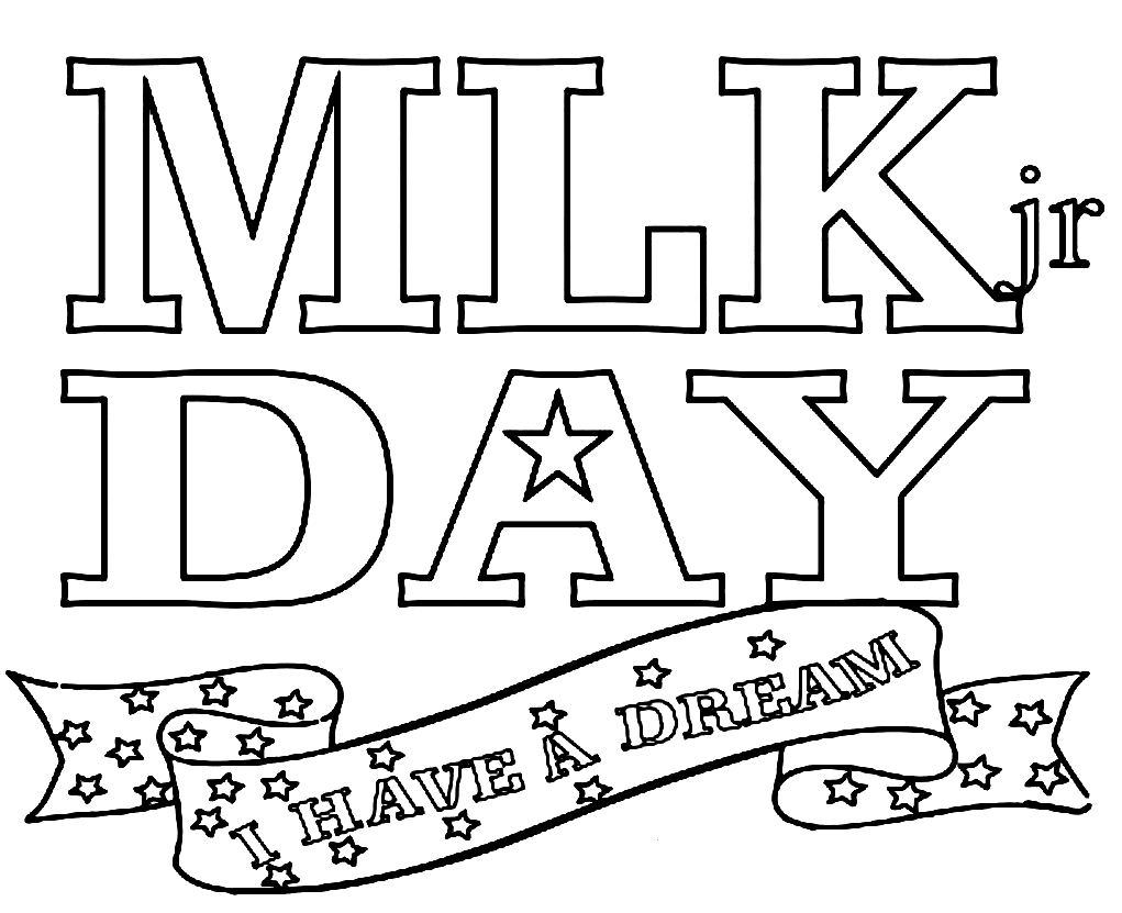 Martin Luther King Jr Coloring Page For Kids Free Coloring Sheet 