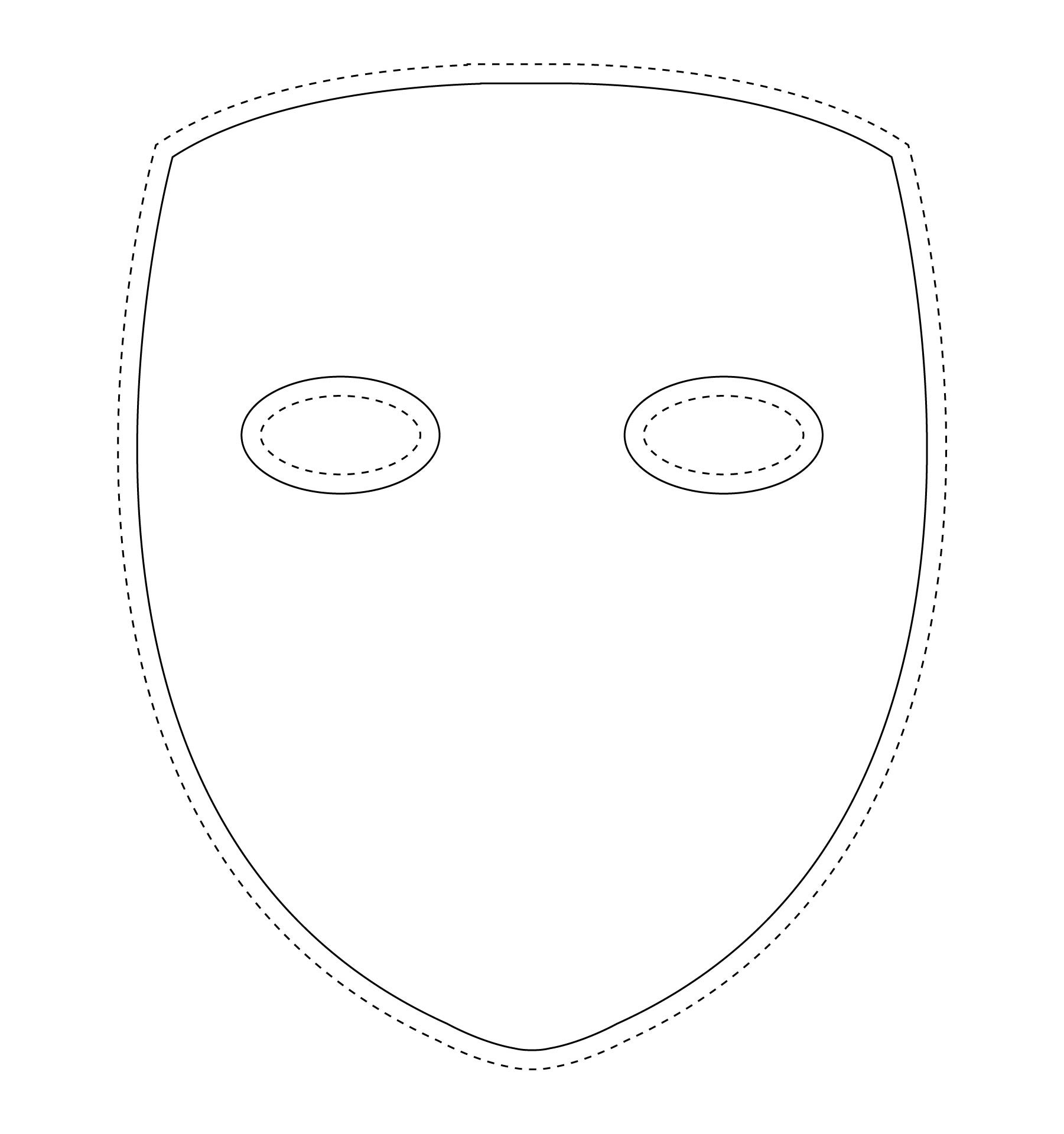 Mask Template Mask Template Printable Printable Masks Blank Mask My 