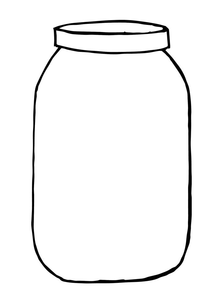 Mason Jar Template ClipArt Best