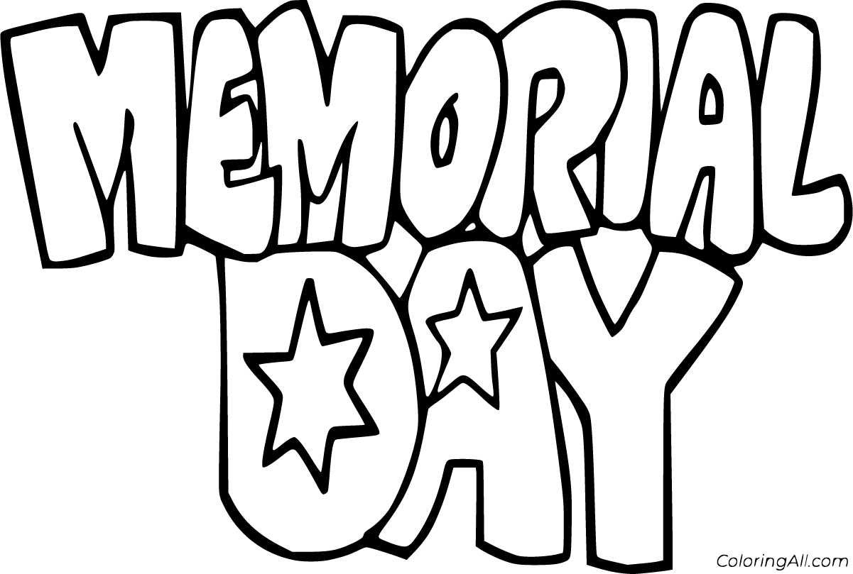 Memorial Day Coloring Pages 28 Free Printables ColoringAll