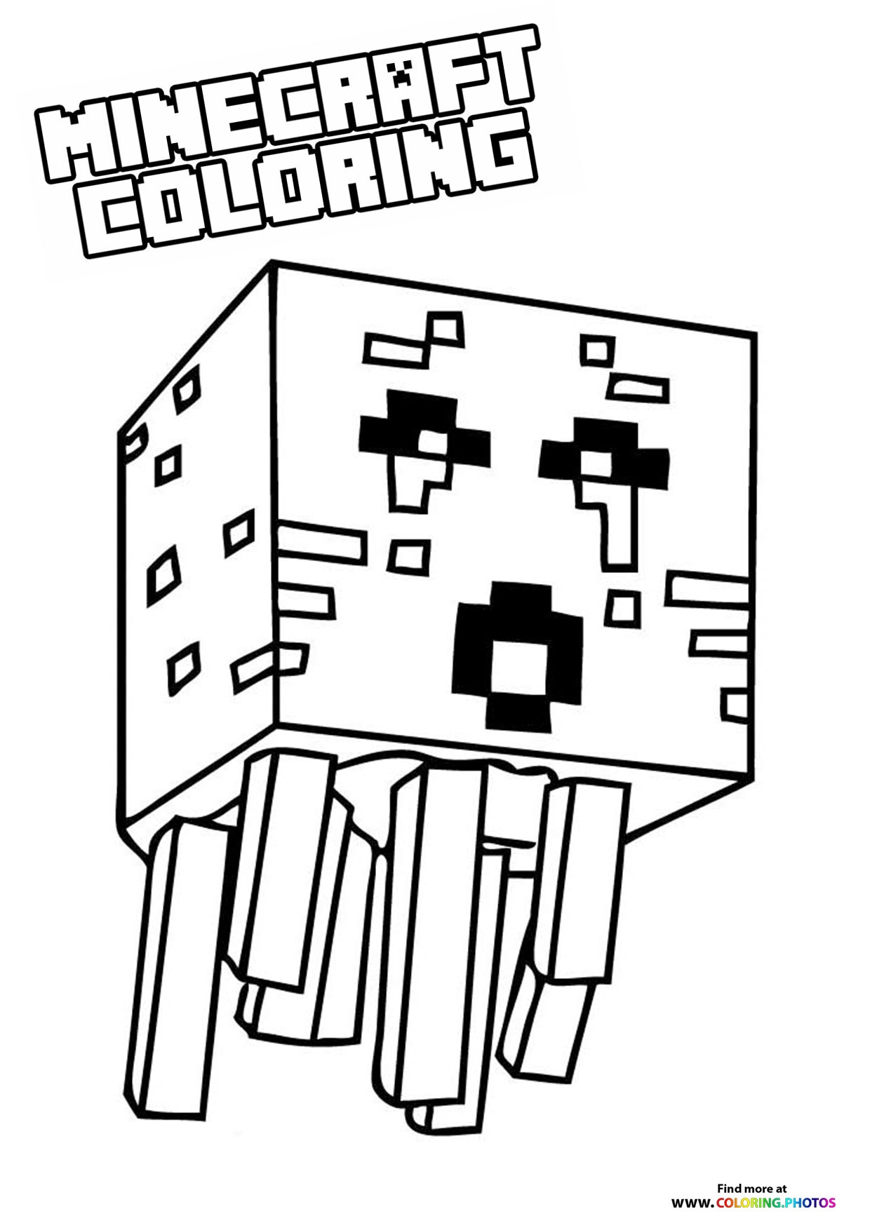 Minecraft Coloring Page For Print Free Printable Colo Vrogue co